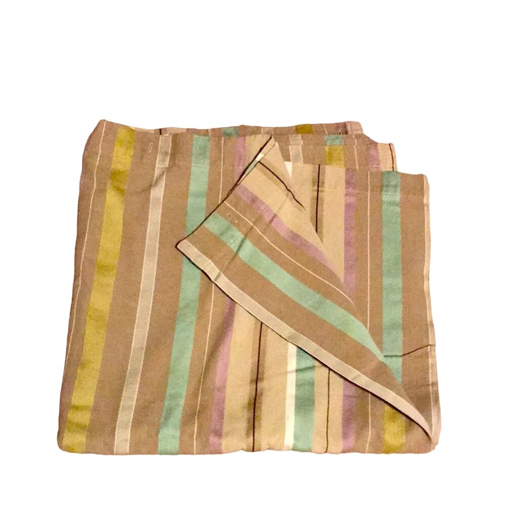 Crate & Barrel Striped Shower Curtain. OS
